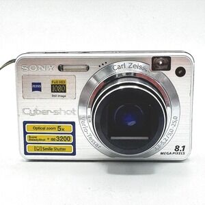 Sony Cyber-shot DSC-W150 Digital Camera 8.1MP 5x Zoom Carl Zeiss *Working*